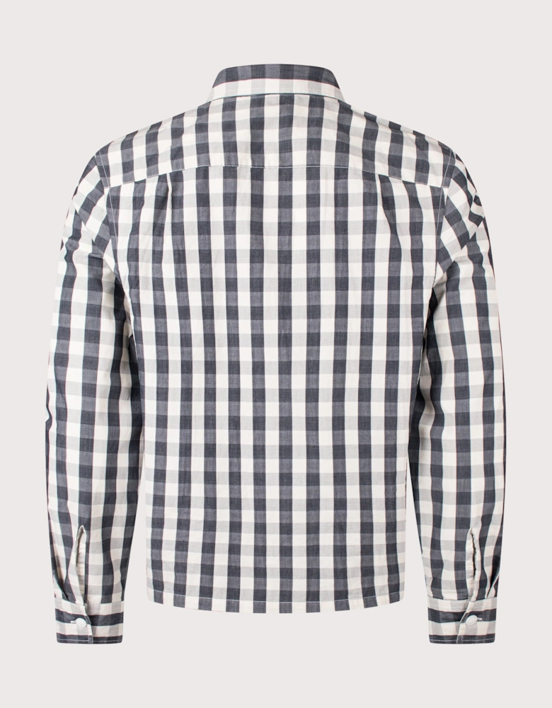 Regular Fit Poplin Check Overshirt