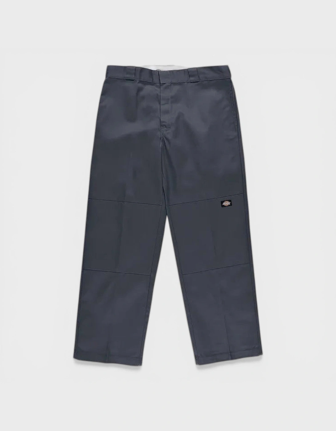 Double Knee Loose Fit Straight Leg Work Pants Charcoal Grey, 3 of 2