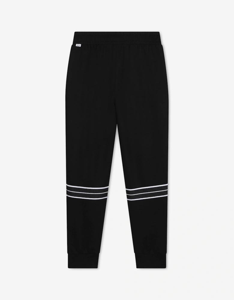 BOSS Boys Logo Joggers in Black
