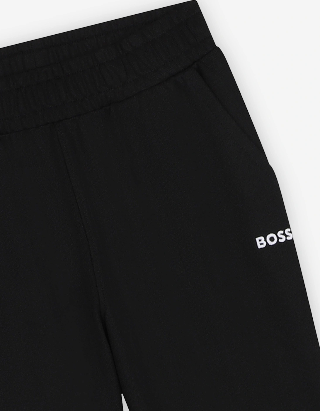 BOSS Boys Logo Joggers in Black