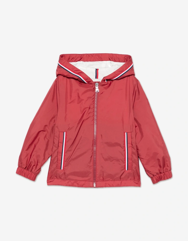 Moncler Enfant Boys Granduc Jacket in Red