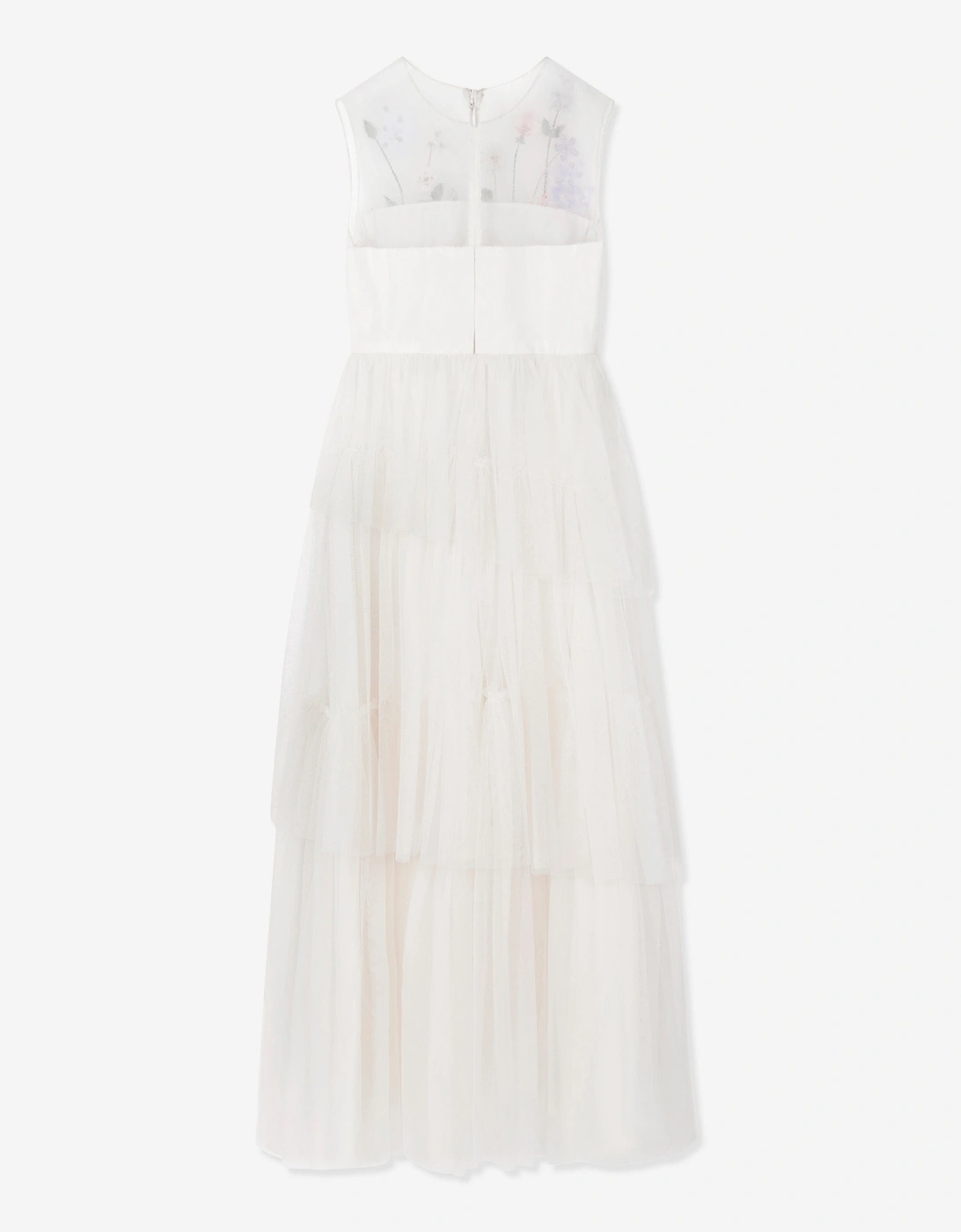 Maison Ava Girls Madeline Tulle Occasion Dress in Ivory