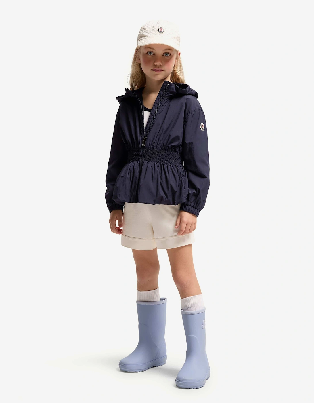 Moncler Enfant Girls Liriope Jacket in Navy