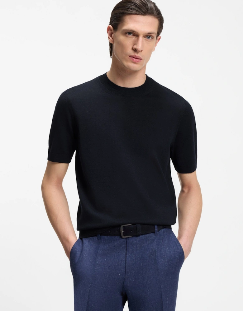BOSS Black H Umauro Sweater 404 Dk Blue
