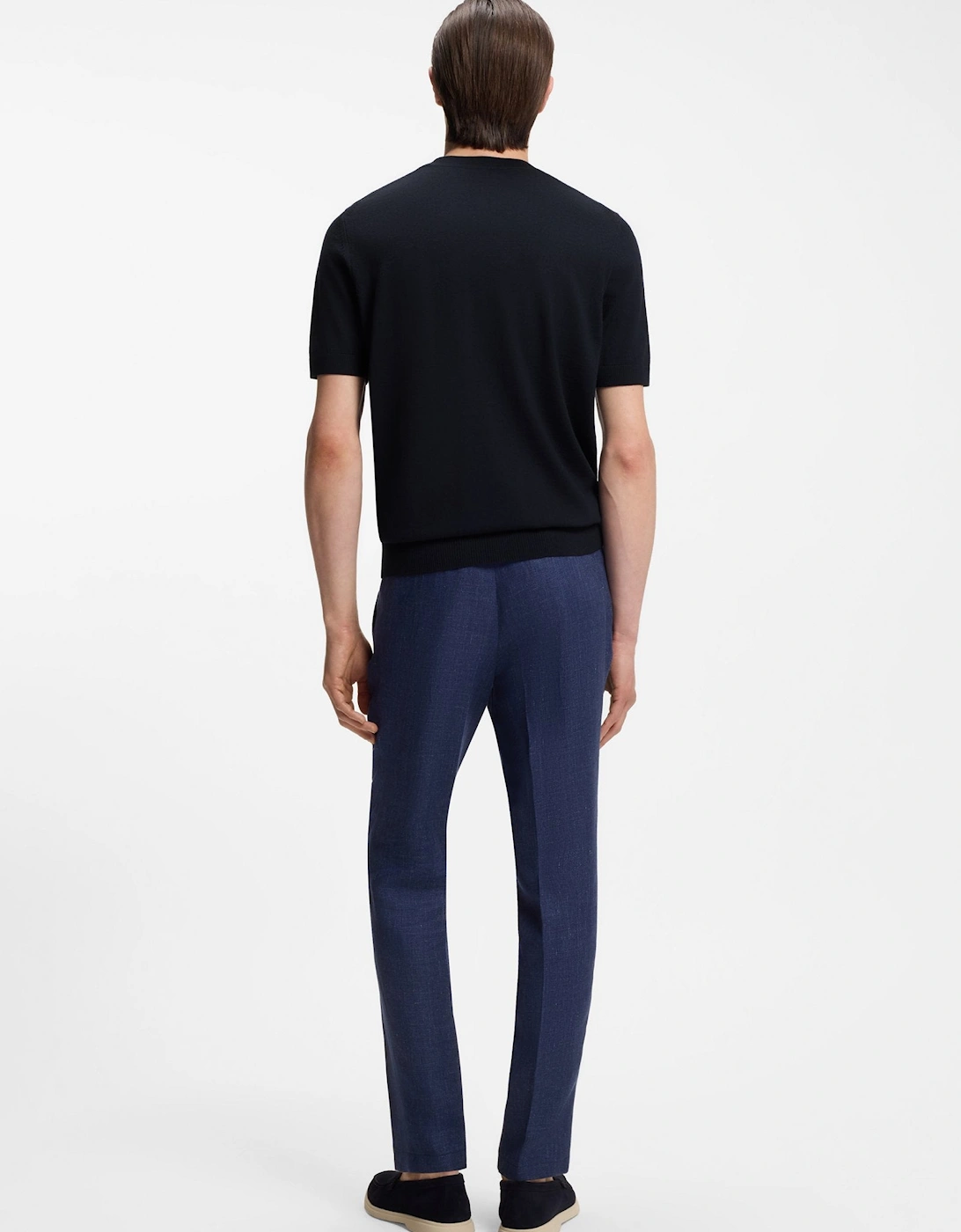 BOSS Black H Umauro Sweater 404 Dk Blue