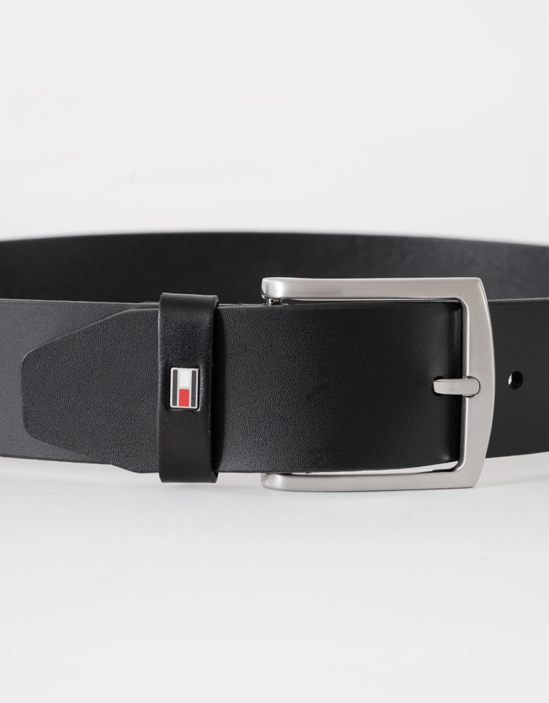 Tommy Hilfiger Denton Mens Belt 4cm - Black