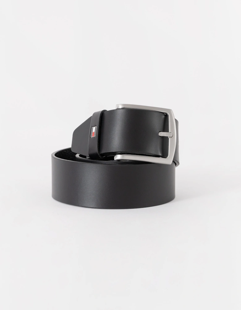 Tommy Hilfiger Denton Mens Belt 4cm - Black