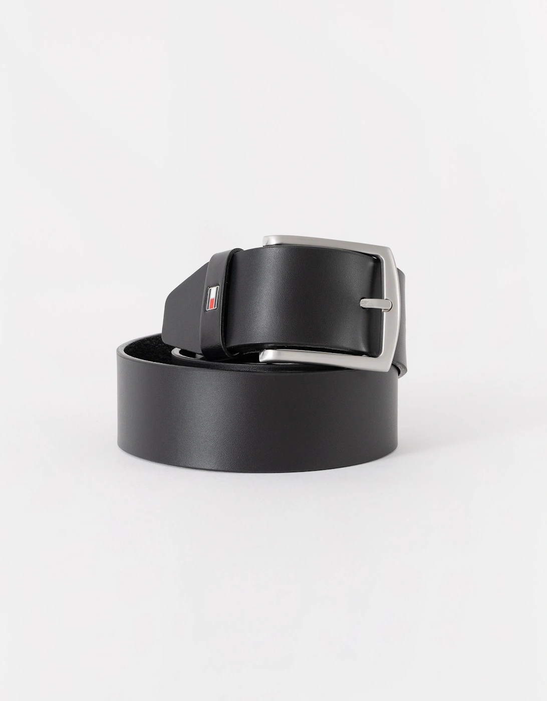 Tommy Hilfiger Denton Mens Belt 4cm - Black
