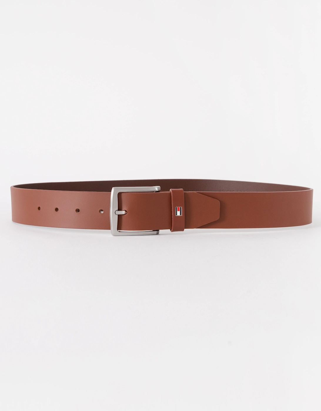 Tommy Hilfiger Denton Mens Belt 4cm - Dark Tan