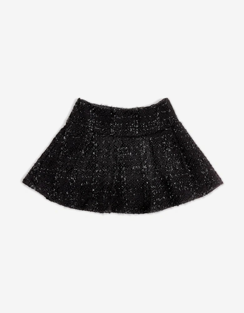 BCBG Girls Tweed Skort in Black