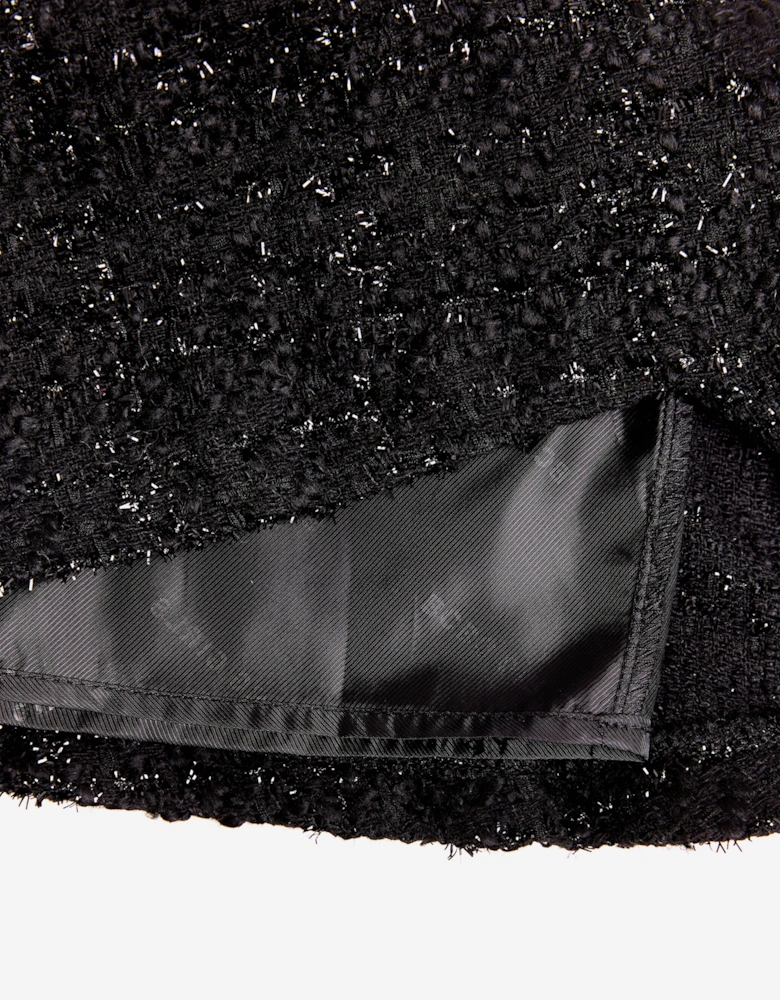 BCBG Girls Tweed Skort in Black