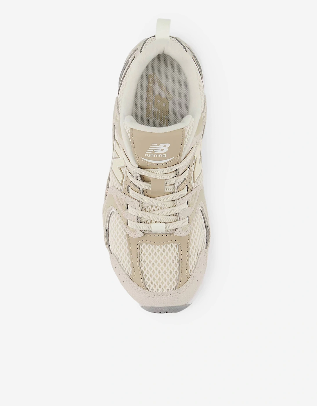 New Balance Kids 530 Bungee Lace Trainers in Beige