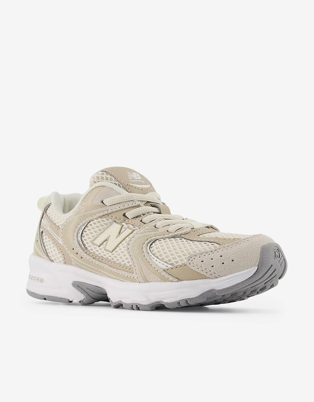 New Balance Kids 530 Bungee Lace Trainers in Beige