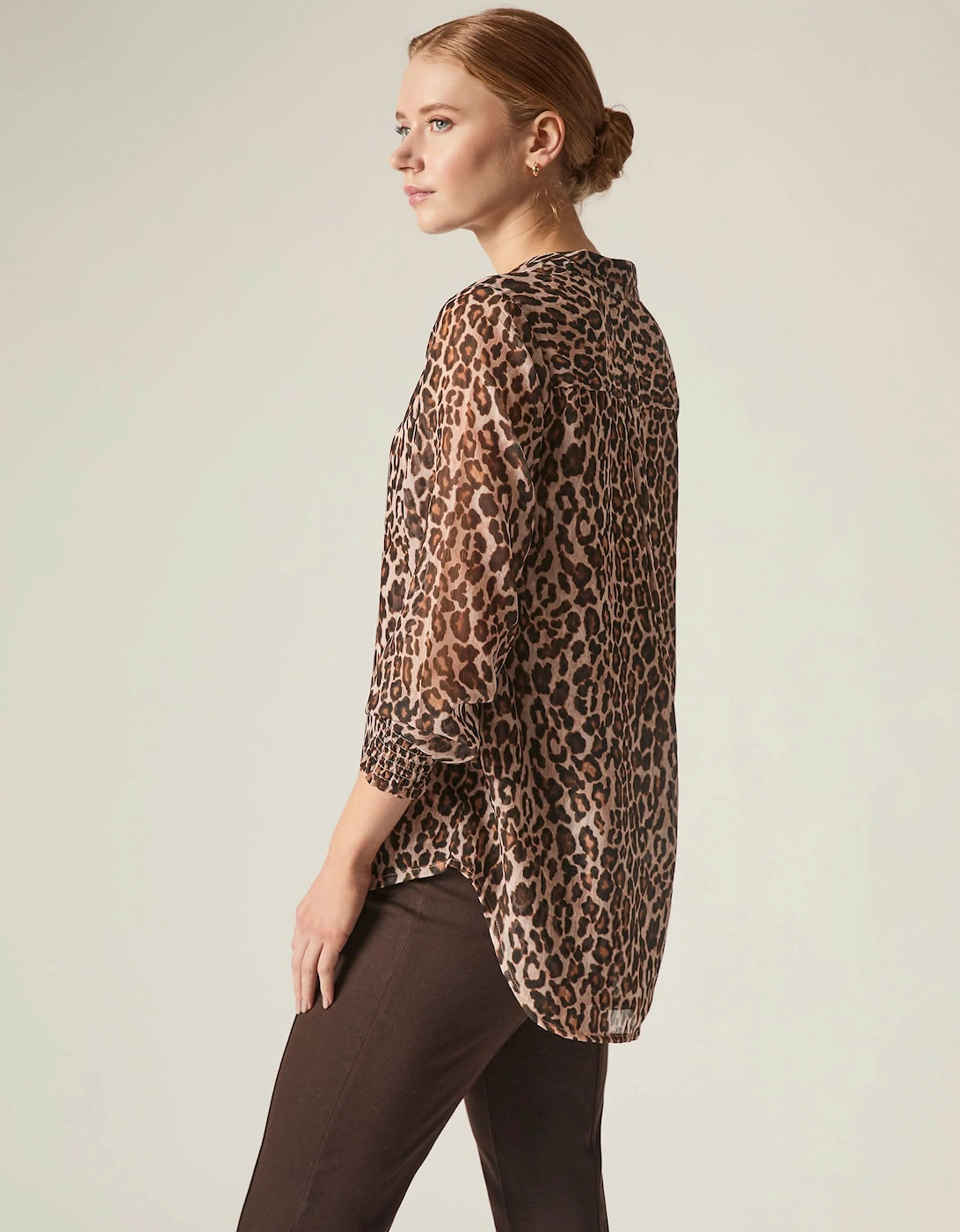 Leopard Print Blouse