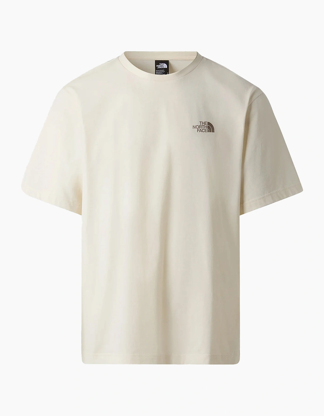 The North Face Mens T Shirts Mountain Sketch Print Short Sleeve Crew Neck Tee