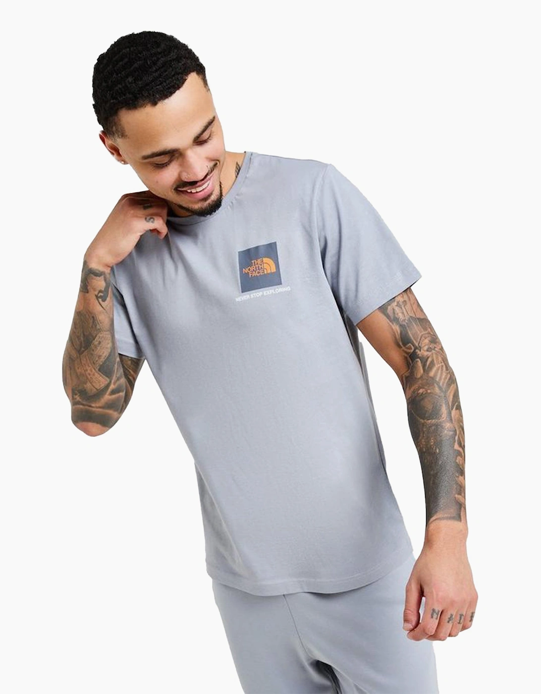 The North Face Mens Small Box Co Ords Set Shorts Short Sleeve T Shirts