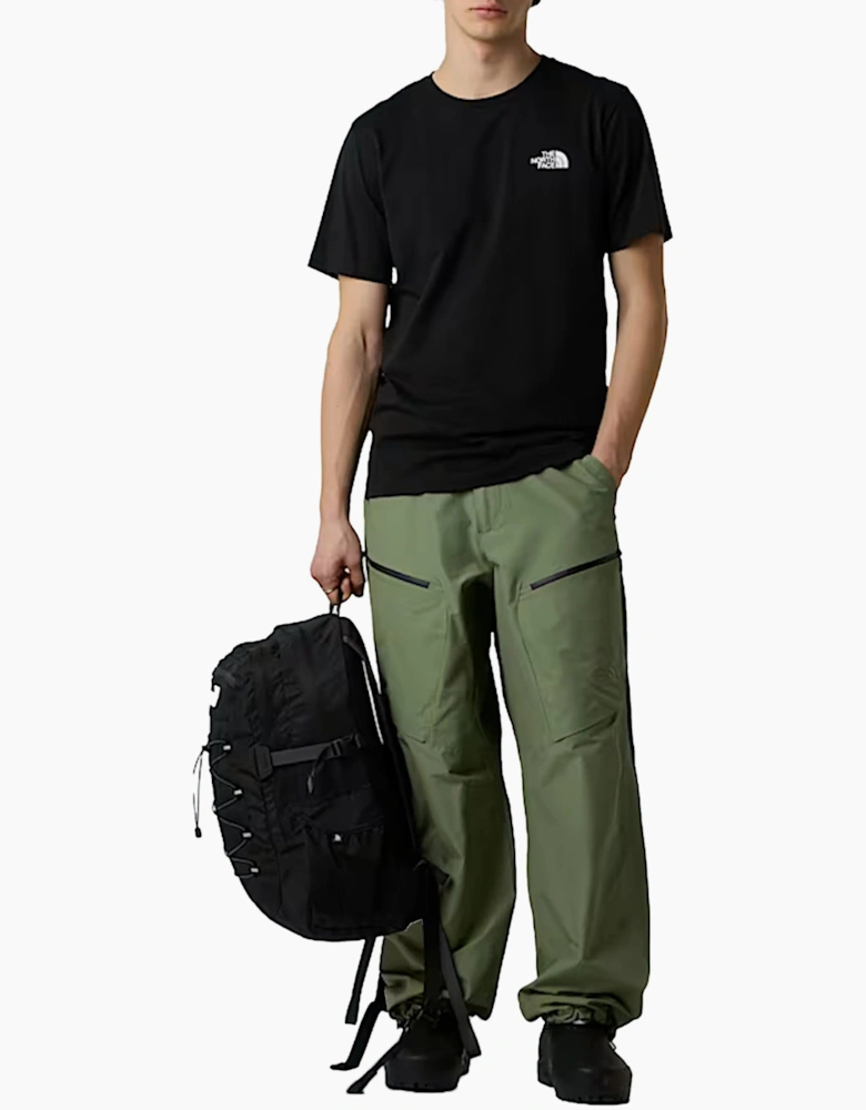 The North Face Mens Vertical Logo T-Shirts Crew Neck Short Sleeve Soft Cotton Tee