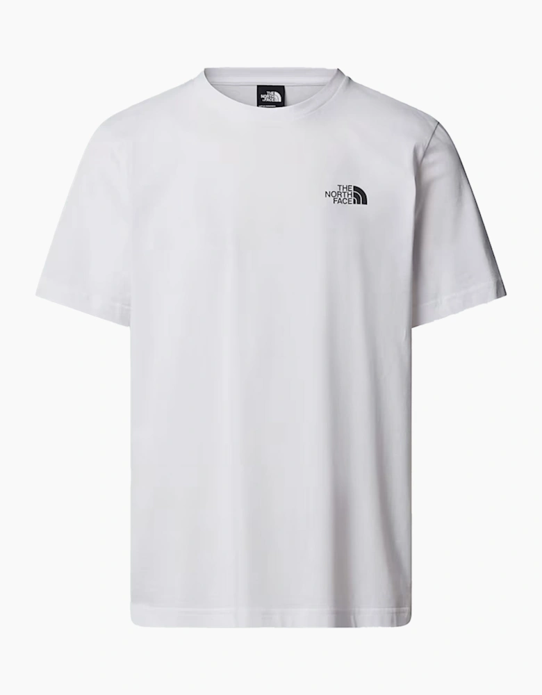 The North Face Mens Vertical Logo T-Shirts Crew Neck Short Sleeve Soft Cotton Tee