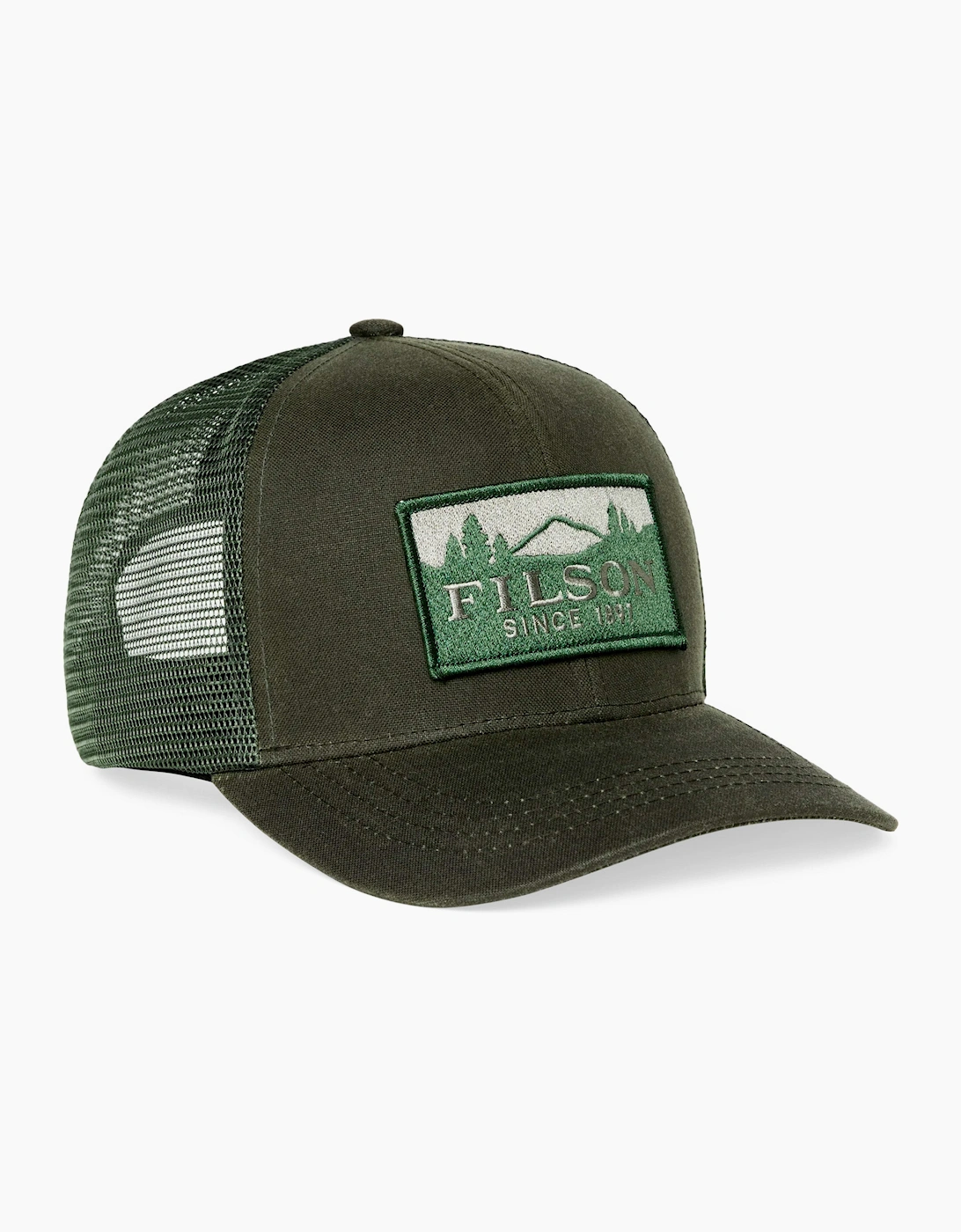 Filson Men's Filson Waxed Logger Mesh Cap - Green