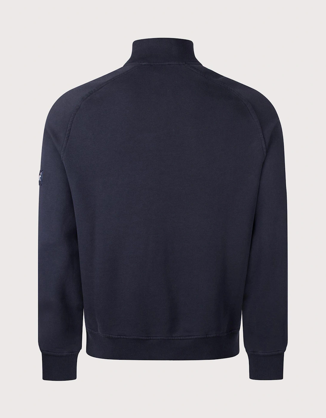 Relaxed Fit Boston Logo Quarter Zip Sweatshirt