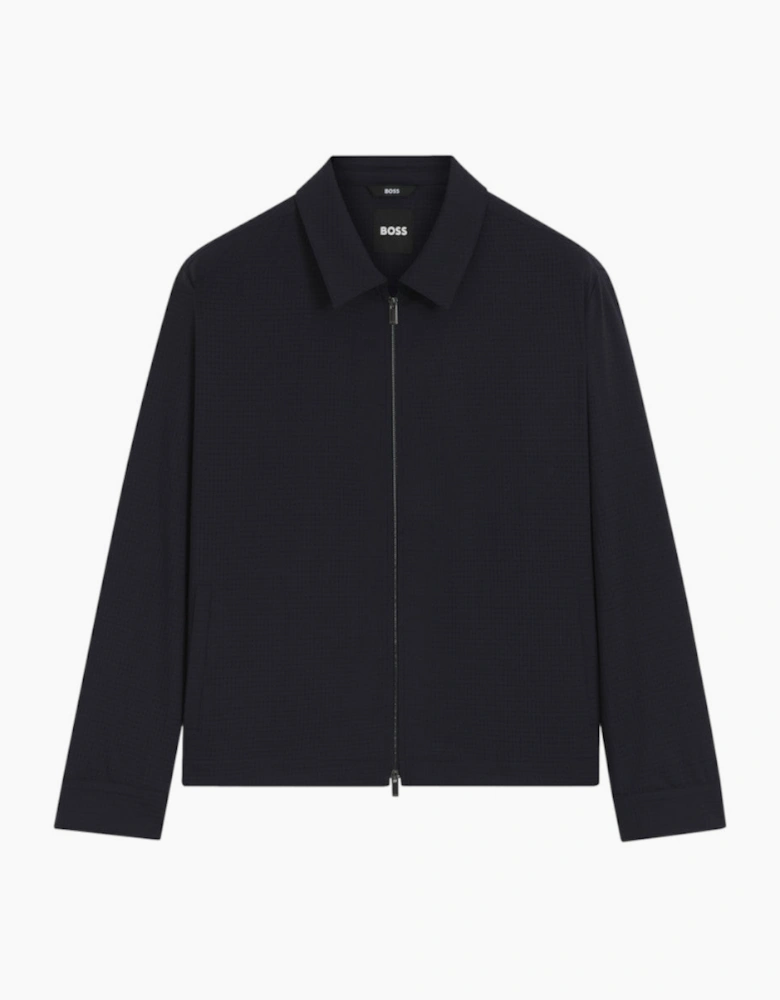 BOSS Black P Carper WG PK 262F Overshirt 404 Dk Blue
