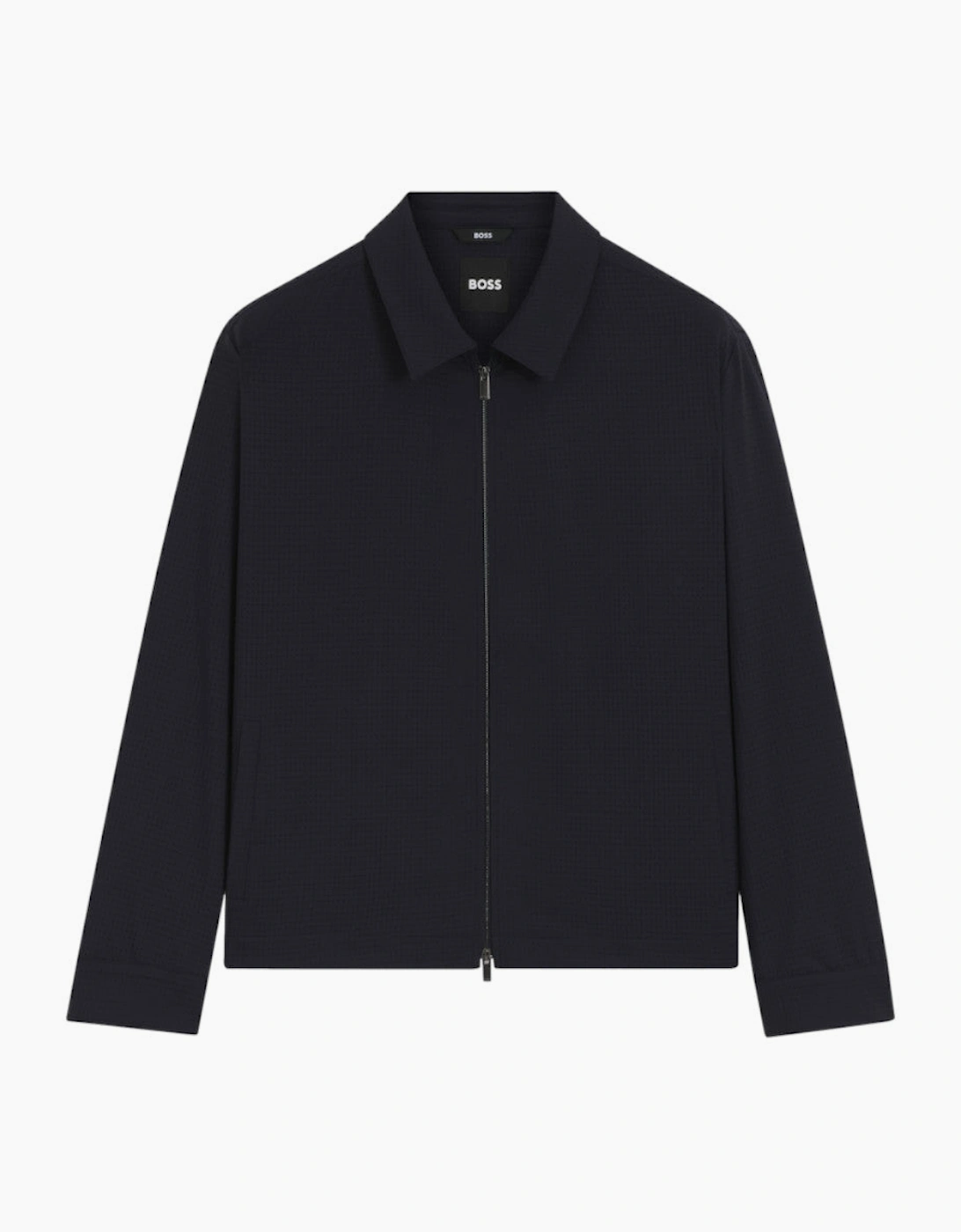 BOSS Black P Carper WG PK 262F Overshirt 404 Dk Blue