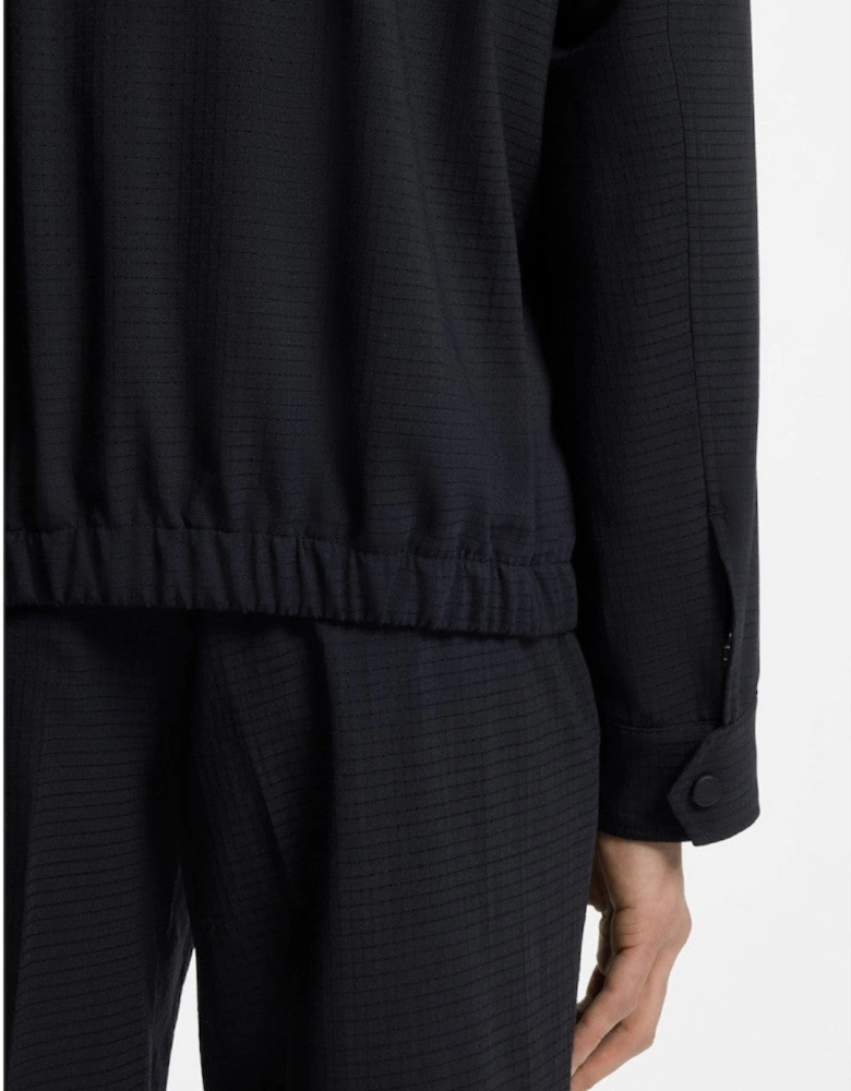 BOSS Black P Carper WG PK 262F Overshirt 404 Dk Blue