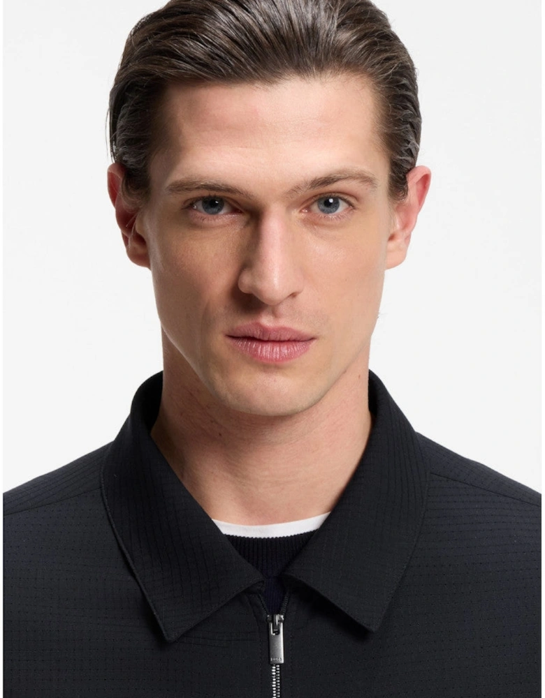 BOSS Black P Carper WG PK 262F Overshirt 404 Dk Blue