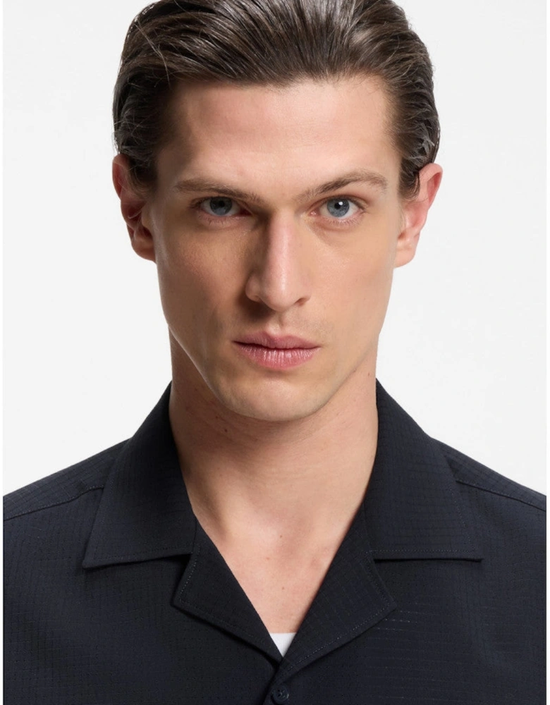 BOSS Black P LARS CAMP 262 Shirt 404 Dk Blue