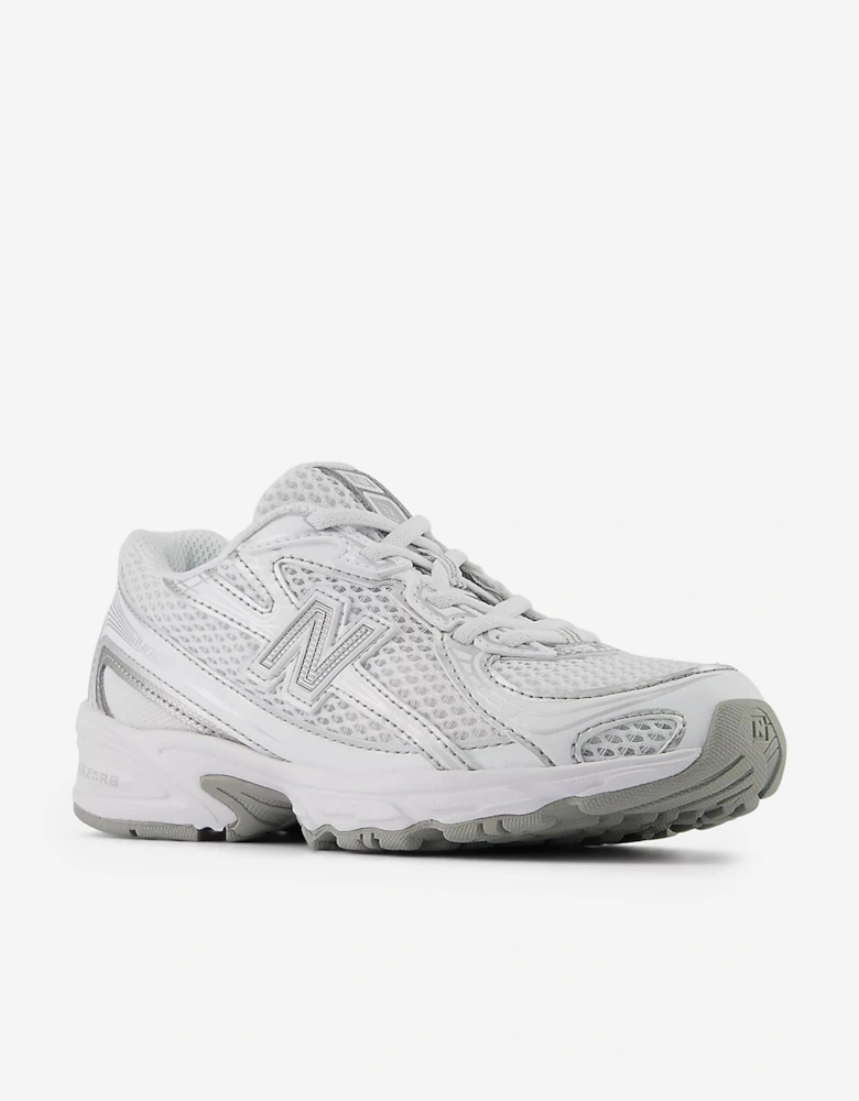 New Balance Kids 740 Bungee Lace Trainers in White