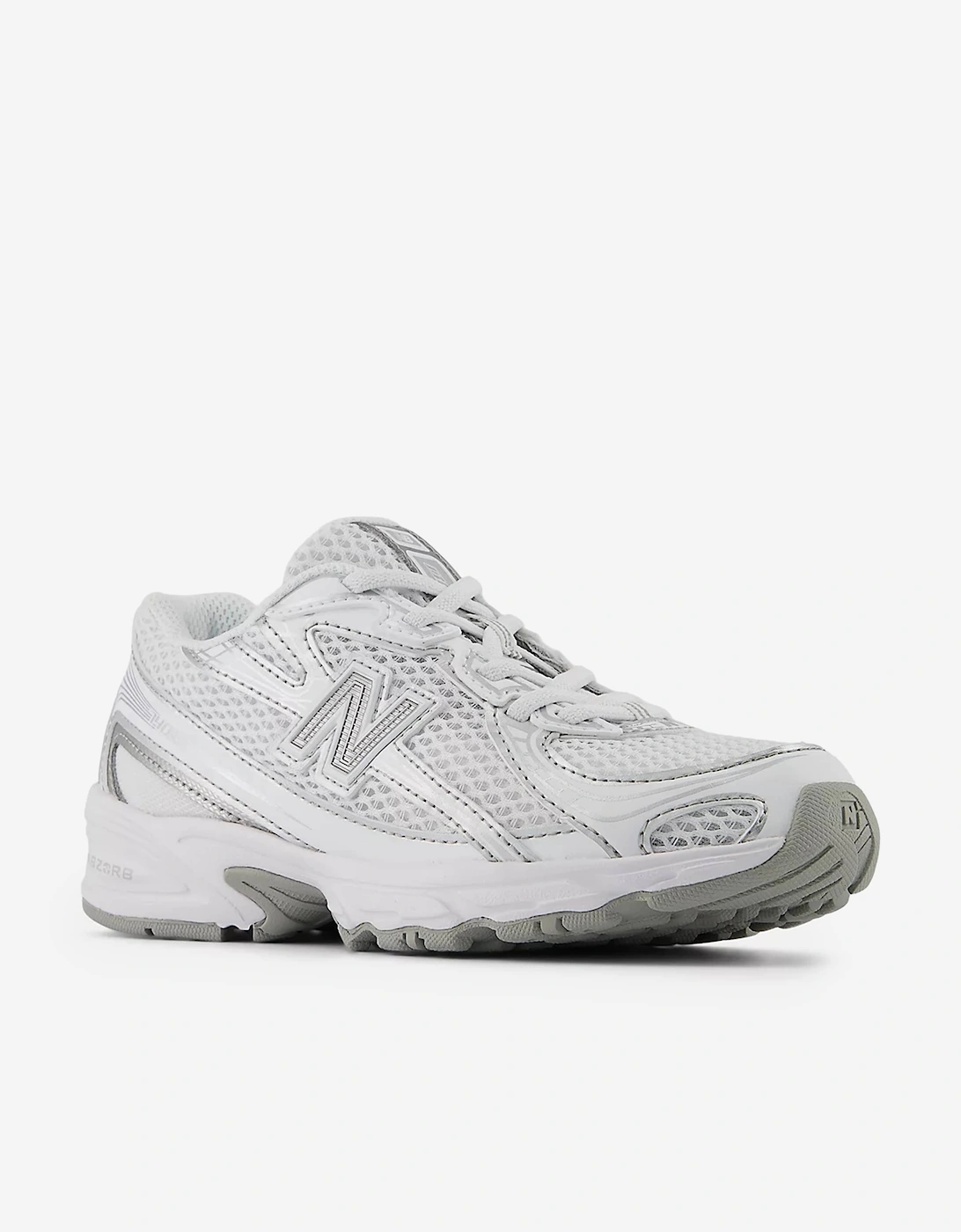New Balance Kids 740 Bungee Lace Trainers in White