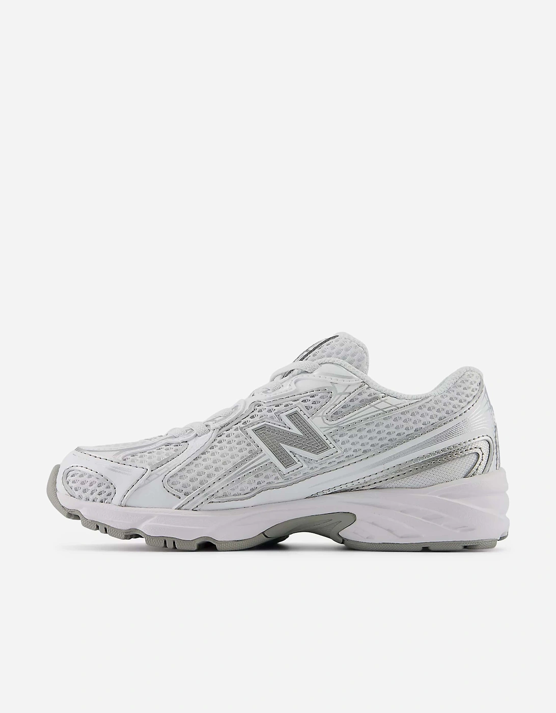 New Balance Kids 740 Bungee Lace Trainers in White