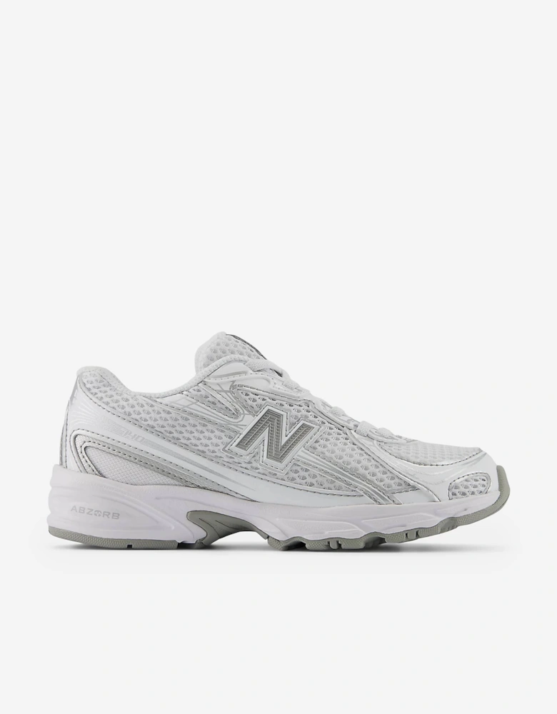 New Balance Kids 740 Bungee Lace Trainers in White