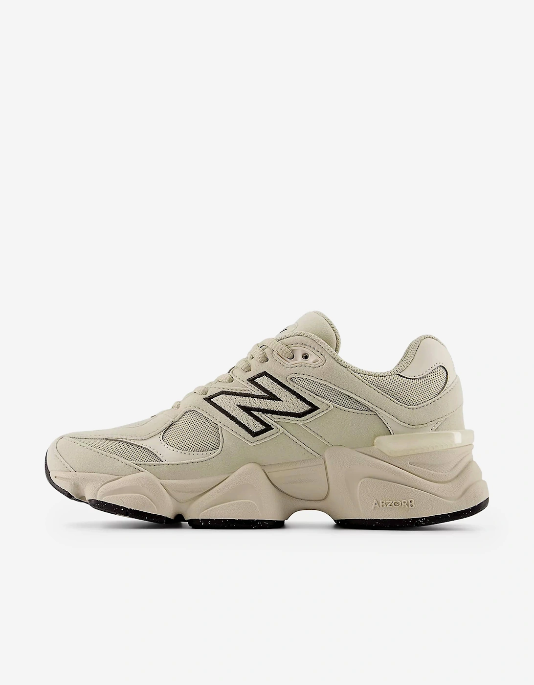 New Balance Kids 9060 Lace Trainers in Beige