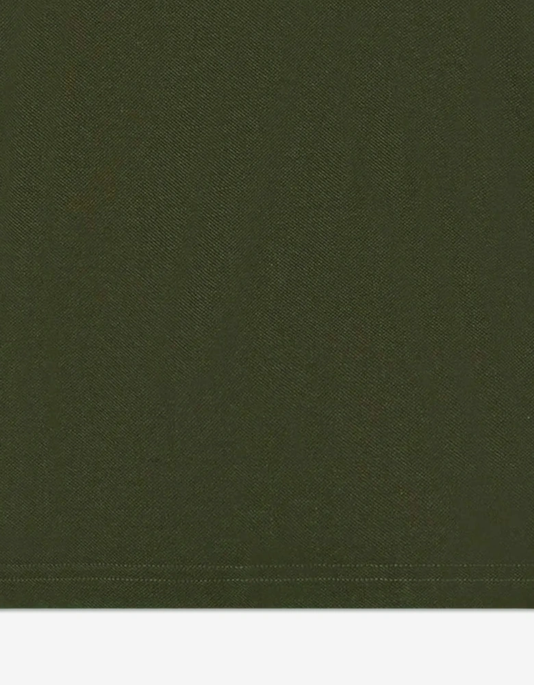 Moncler Enfant Boys Cotton Logo Polo Shirt in Green