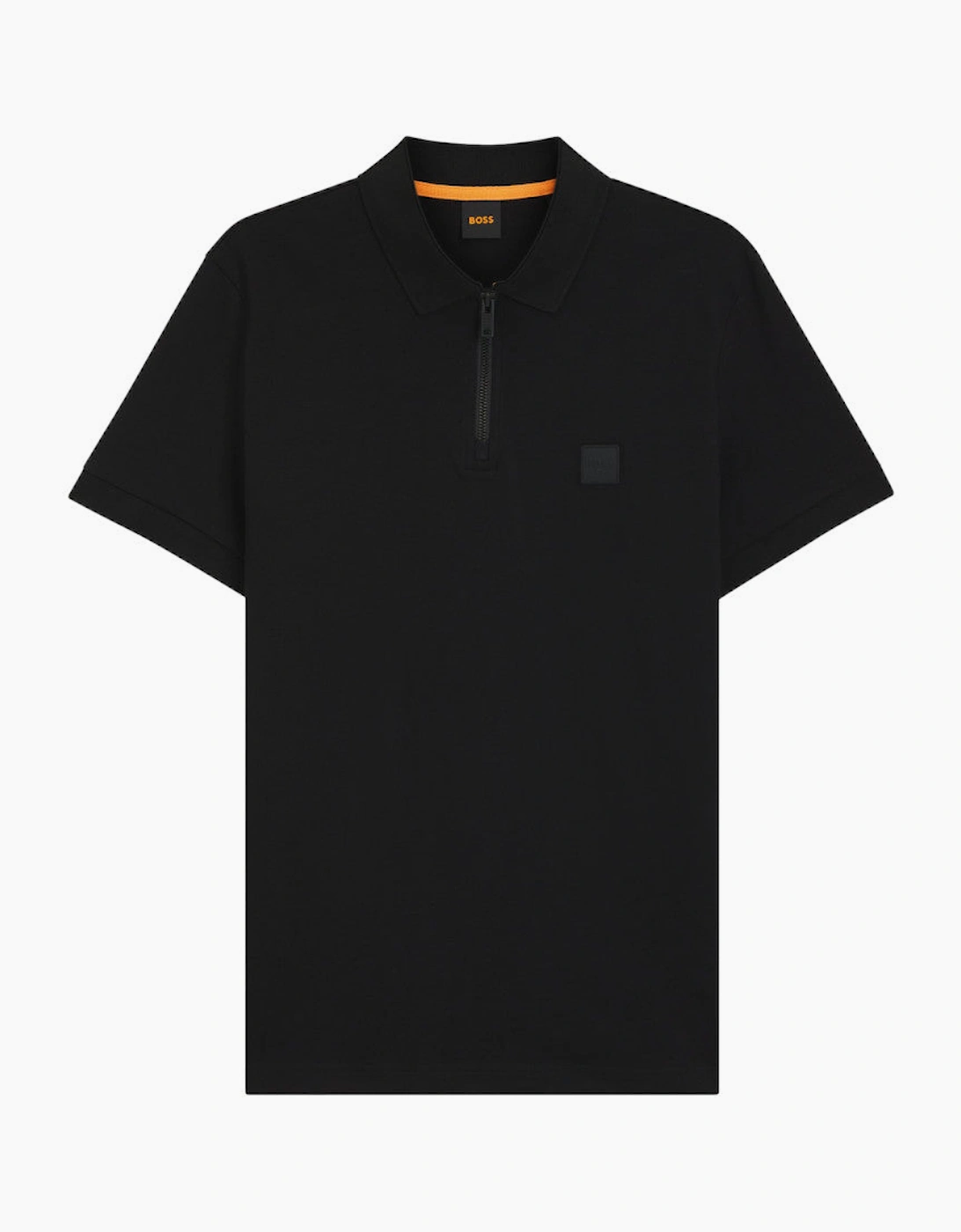 BOSS Orange Passerzip Polo Shirt S1-26 001 Black, 5 of 4
