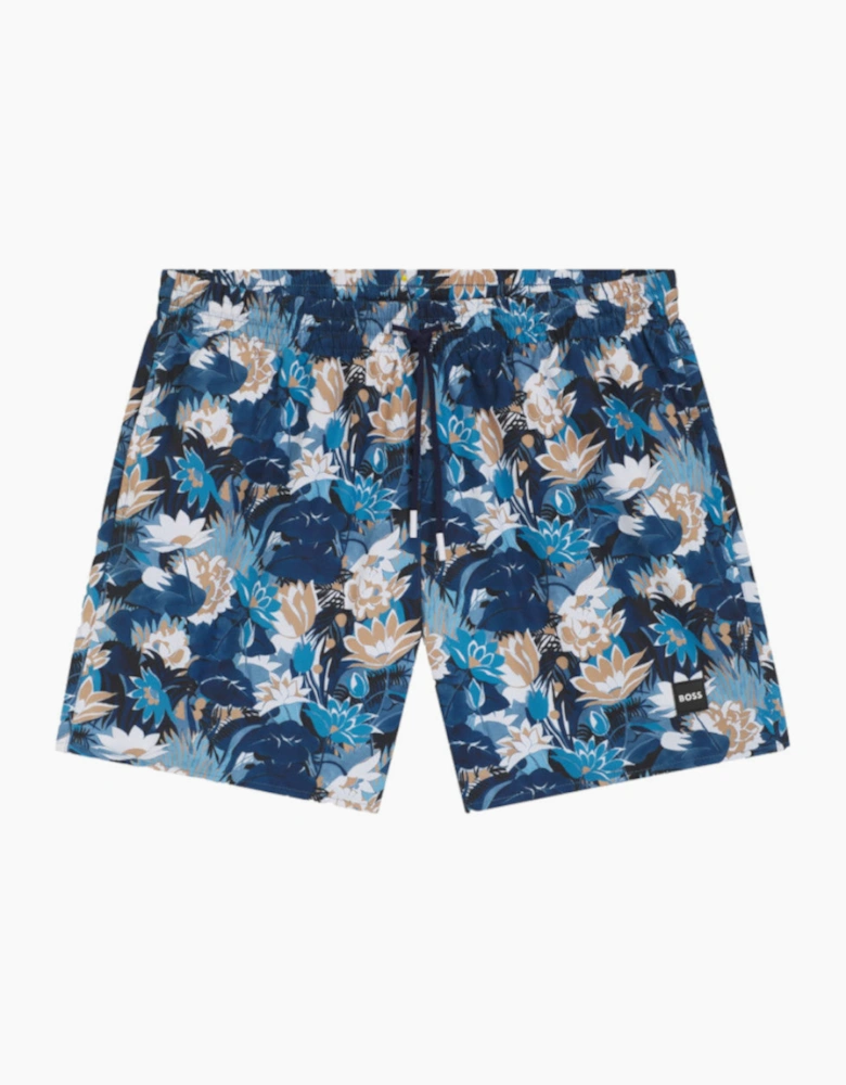 BOSS Black Piranha Swim Shorts S1-26 451 Light Pastel Blue