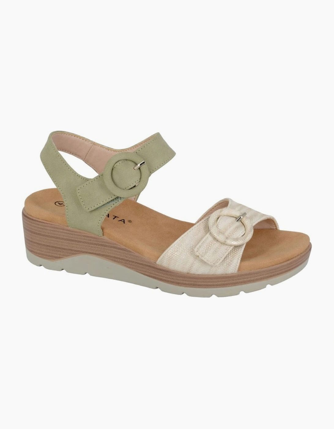 Cipriata Womens Fera Halter Back Wedge Sandals, 2 of 1