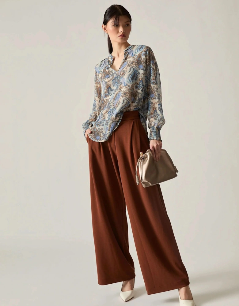 Paisley Print Blouse