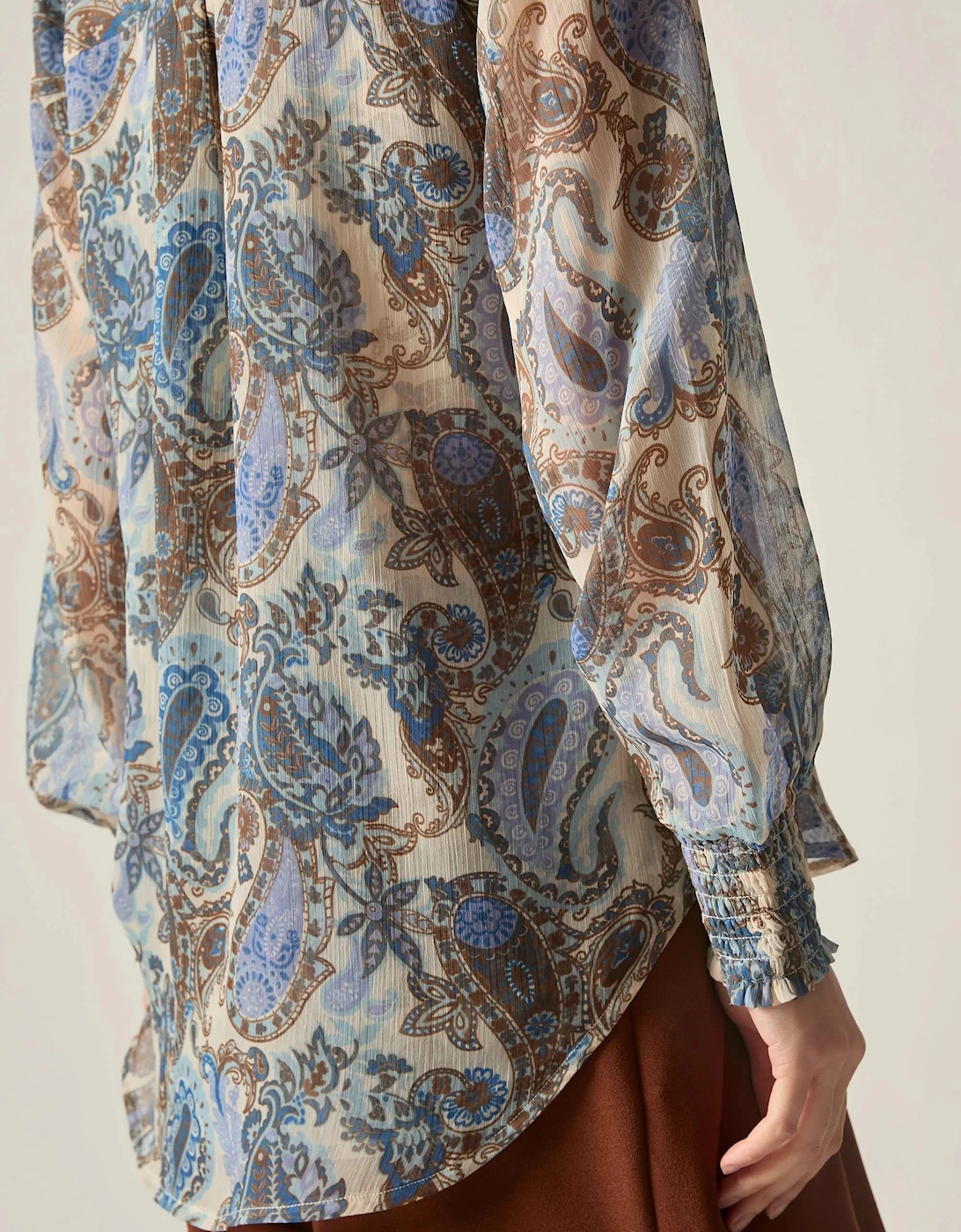 Paisley Print Blouse