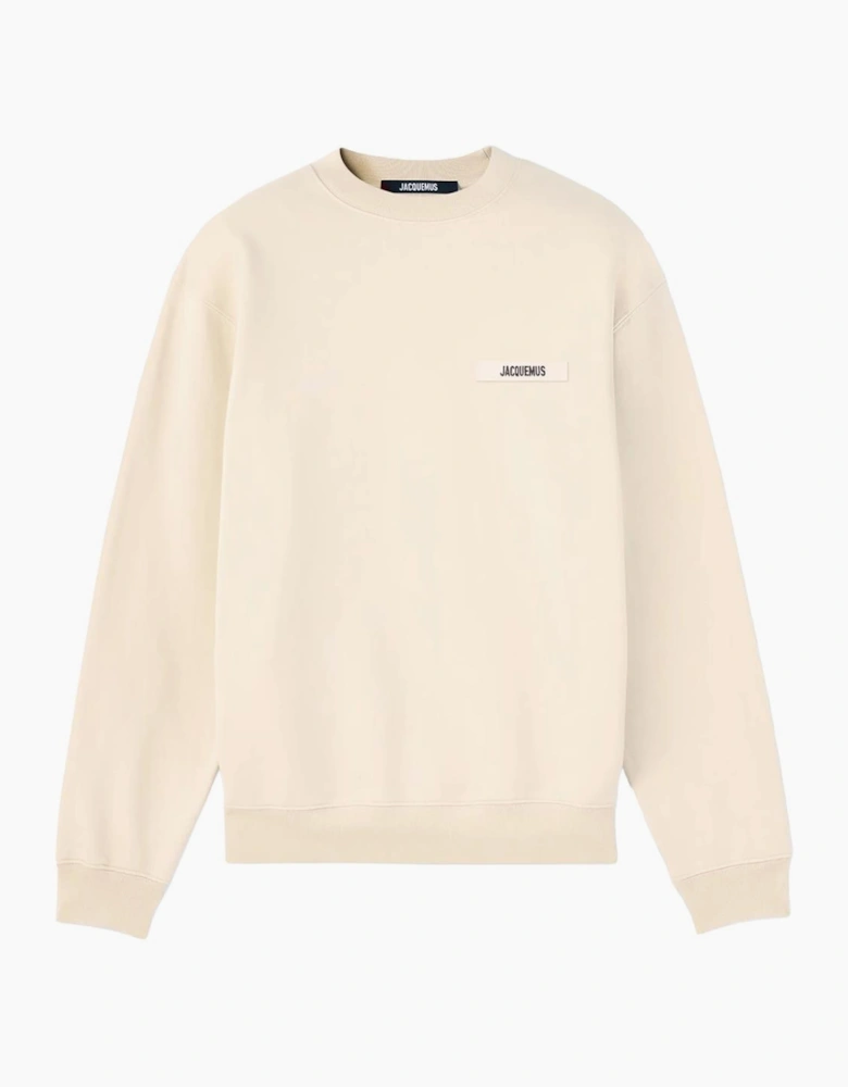Jacquemus Le Gros Grain Sweatshirt in Beige