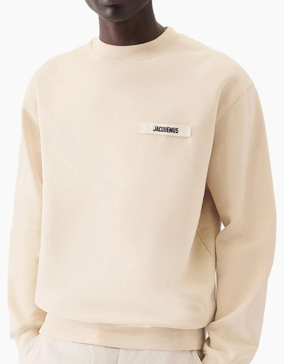 Jacquemus Le Gros Grain Sweatshirt in Beige