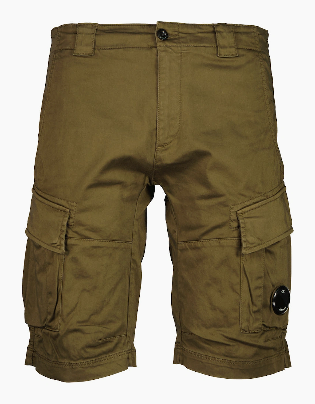 Satin Stretch Lens Cargo Shorts