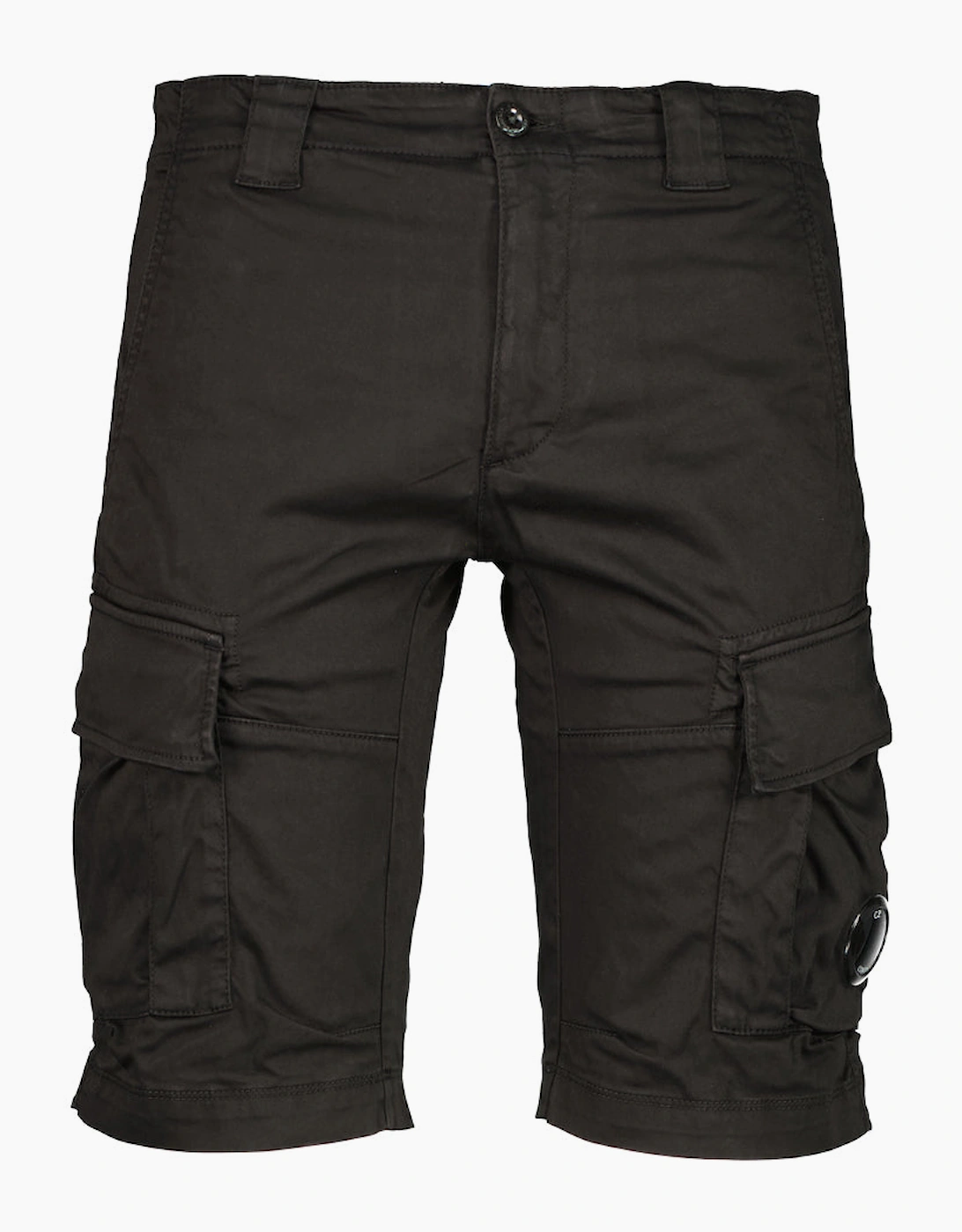 Satin Stretch Lens Cargo Shorts