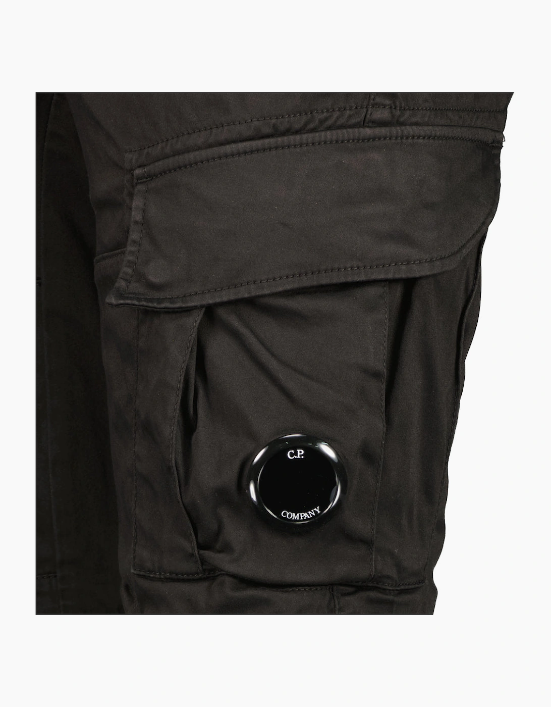 Satin Stretch Lens Cargo Shorts