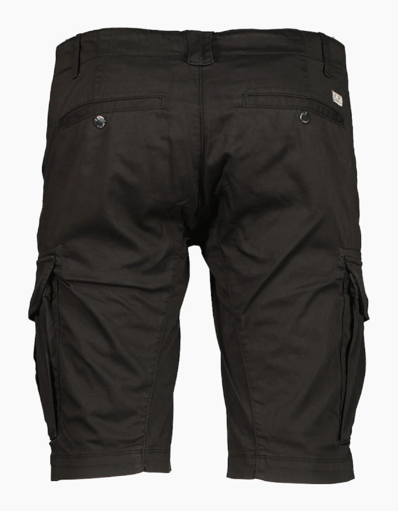 Satin Stretch Lens Cargo Shorts