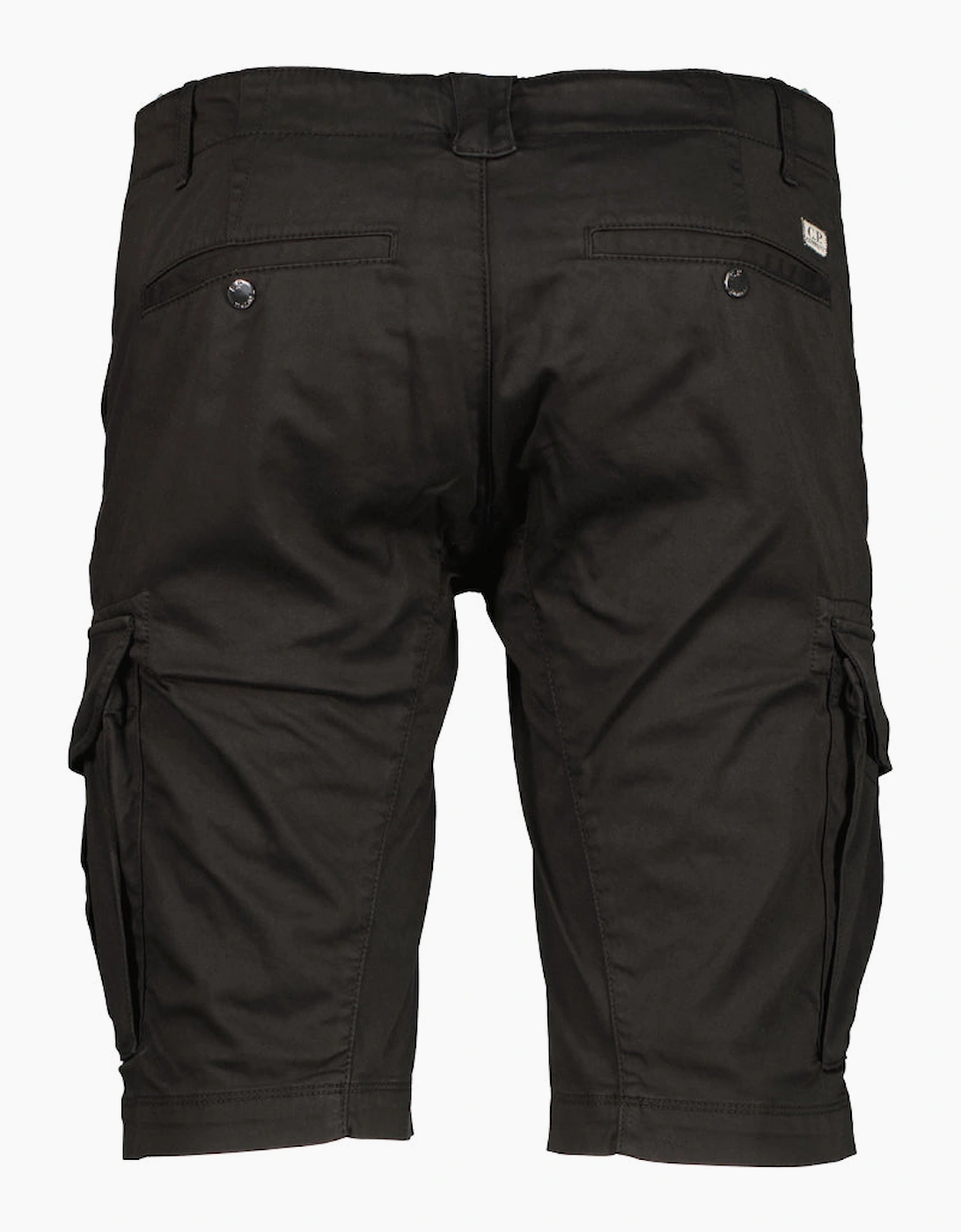 Satin Stretch Lens Cargo Shorts
