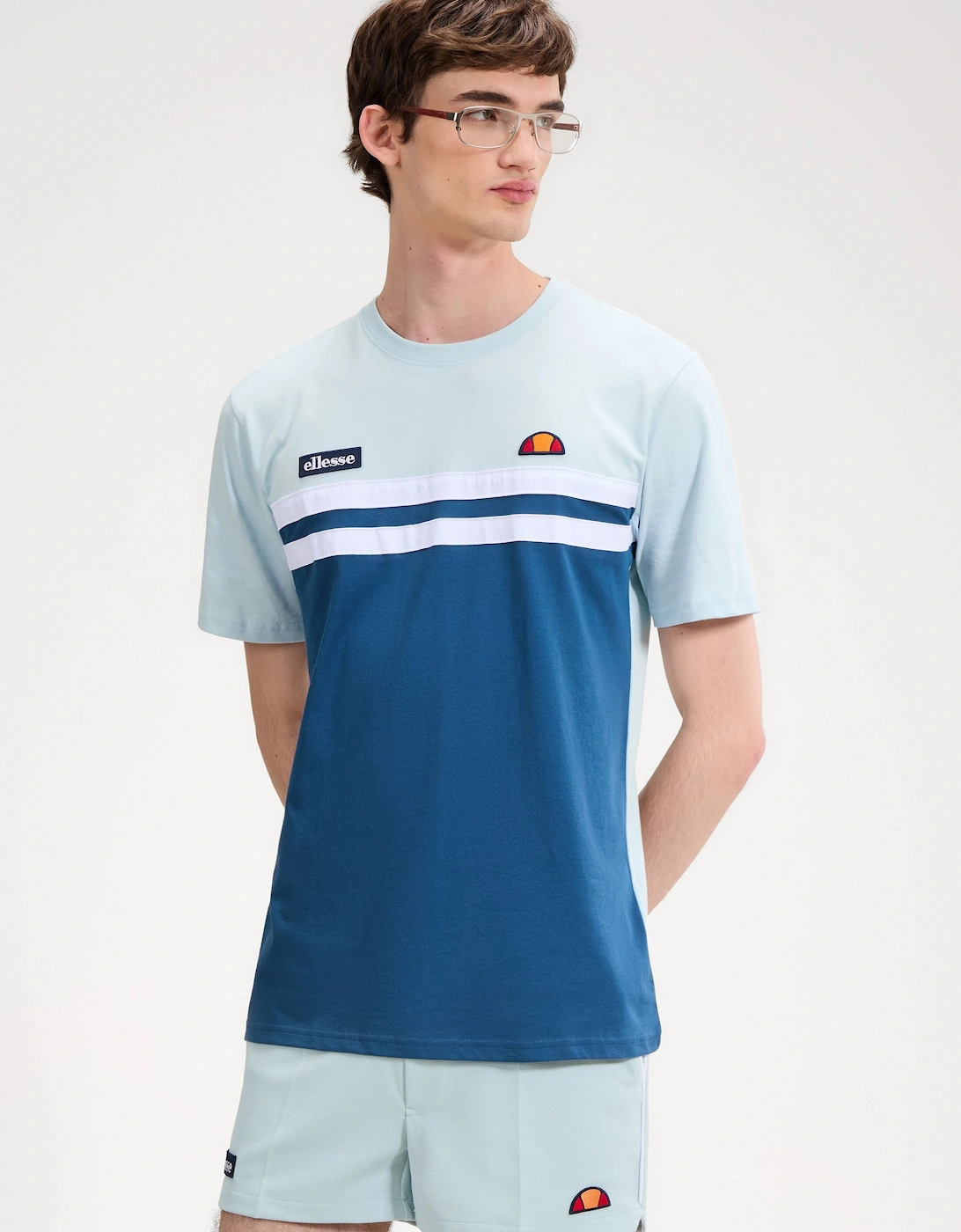 Venire Tee - Blue/Light blue
