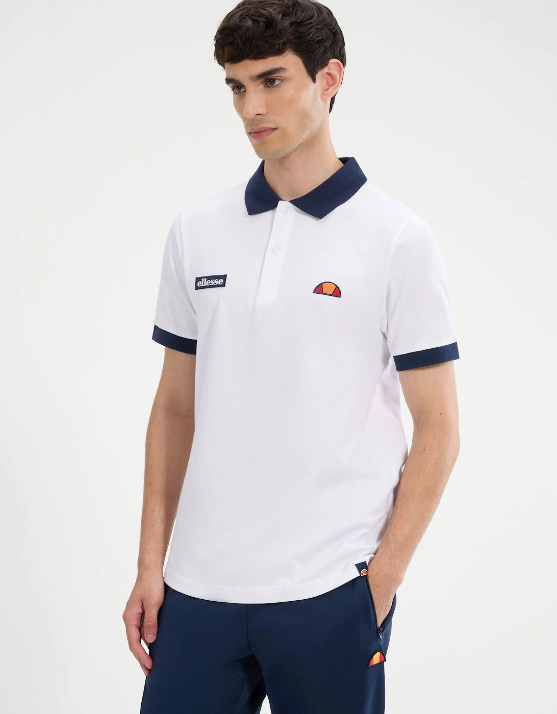 Lessepsia Polo - White/Navy