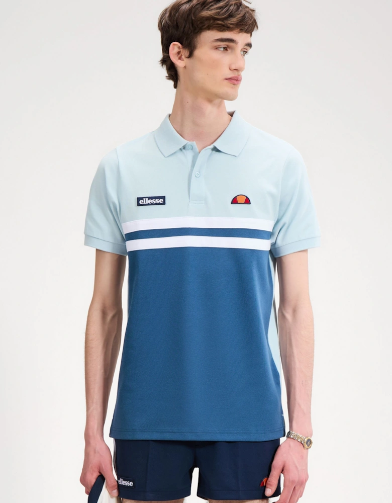 Muccia Polo - Blue/Light blue